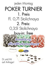 Poker Turnier@Funky Monkey