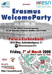 Erasmus Welcome Party@Palais Eschenbach