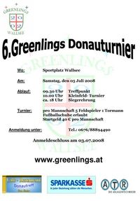 6. Greenlings Donauturnier@Fussballplatz Wallsee a.d Donau