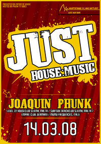 Just House:Music – Joaquin Phunk@Herbers: Lust.auf.Bar