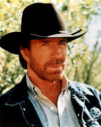 Chuck Norris hat keinen Schatten. Die Wand möchte nur so aussehen wie Chuck Norris.