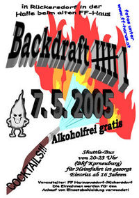 Backdraft 6 - The Party on fire@beim alten FF-Haus