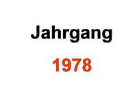 Gruppenavatar von Jahrgang 1978