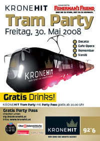 Kronehit Tram Party 2008@Keine Sorgen Tram