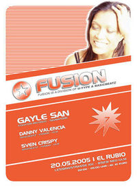 Fusion with Gayle San@El Rubio