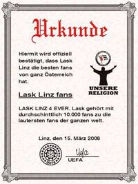 Gruppenavatar von Lask hat die besten fans österreichs!!!