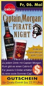 Captain Morgan Pirate Night@Cabrio