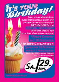 It´s your Birthday@Tollhaus Spittal