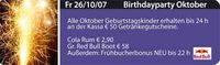 Birthdayparty Oktober@Lava Lounge Linz