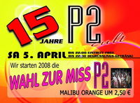 15 Jahre P2 - Wahl zur Miss P2@P2