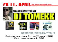 Black Night Spezial mit DJ TOMEKK@P2