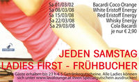 Ladies First - Frühbucher@Lava Lounge Linz
