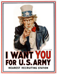 I want YOU for U.S.ARMY