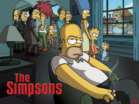 Gruppenavatar von The Simpsons Familie jeder gehört dazu