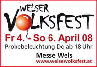 Welser Volksfest - Probebeleuchtung@Messezentrum