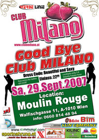 Good Bye Club Milano@Moulin Rouge