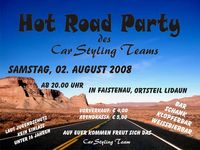 Hot Road Party@Schotterplatz Lidaun