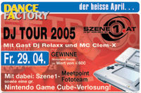 Szene1 DJ Tour 2005@Amadeus Dancefactory