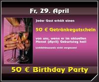 50 €uro Birthday Party