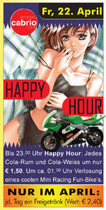 Happy Hour mit Minibike-Verlosung@Cabrio