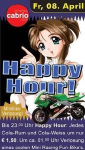 Happy Hour mit Minibike-Verlosung