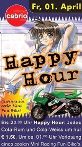 Happy Hour mit Minibike-Verlosung