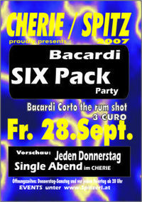 Six Pack Party@Tanzcafe Cherie Spitz