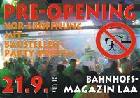 Pre Opening@Bahnhofsmagazin in Laa