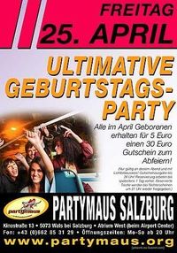 Ultimative Geburtstagsparty@Partymaus