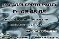 Bacardi Corto VIP Night@ro:ses disco - bar - karaoke