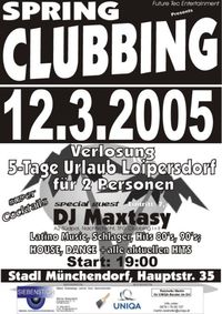 Spring Clubbing@Stadel (Hauptstr. 35)