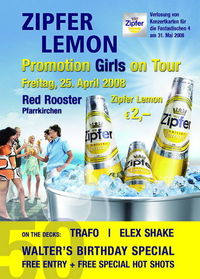 Zipfer Lemon Promotion@Red Rooster