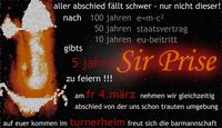 Sir Prise - Das Abschiedsfest@Turnerheim
