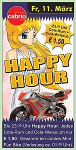 Happy Hour mit Fun-Bike Verlosung