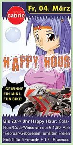 Happy Hour mit Fun-Bike Verlosung@Cabrio