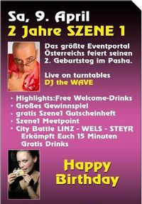 2 Jahre Szene1 - Birthday-Party