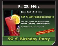 50-€uro Birthday Party@Pasha