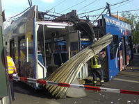 Was sagt a KROCHA, wann a von ana Straßenbahn zaumgfiat wird? BIM OIDA!!!