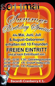 Summer Birthday Special