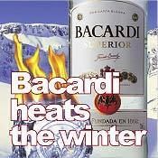 Bacardi heats the winter