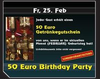 50-€uro Birthday Party