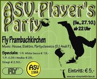 ASV Player´s Party@Fly