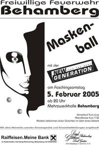 FF-Maskenball@Mehrzweckhalle