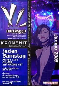 Live on Air auf Kronehit Radio@XLarge - Hollywood