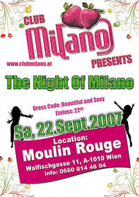 The Night Of Milano@Moulin Rouge