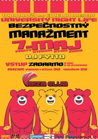 University Night Life: Bezpečnostný manažment@Ibiza Club