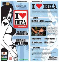 I Love Ibiza - the houseclub.@Dom Im Berg