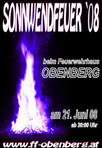 Sonnwendfeuer '08@FF-Haus Obenberg