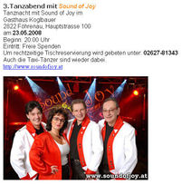 3.Tanzabend mit Sound of Joy@Gasthaus Koglbauer