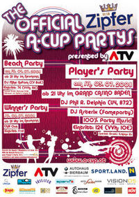 Zipfer Player’s Party pres. by ATV@Casino